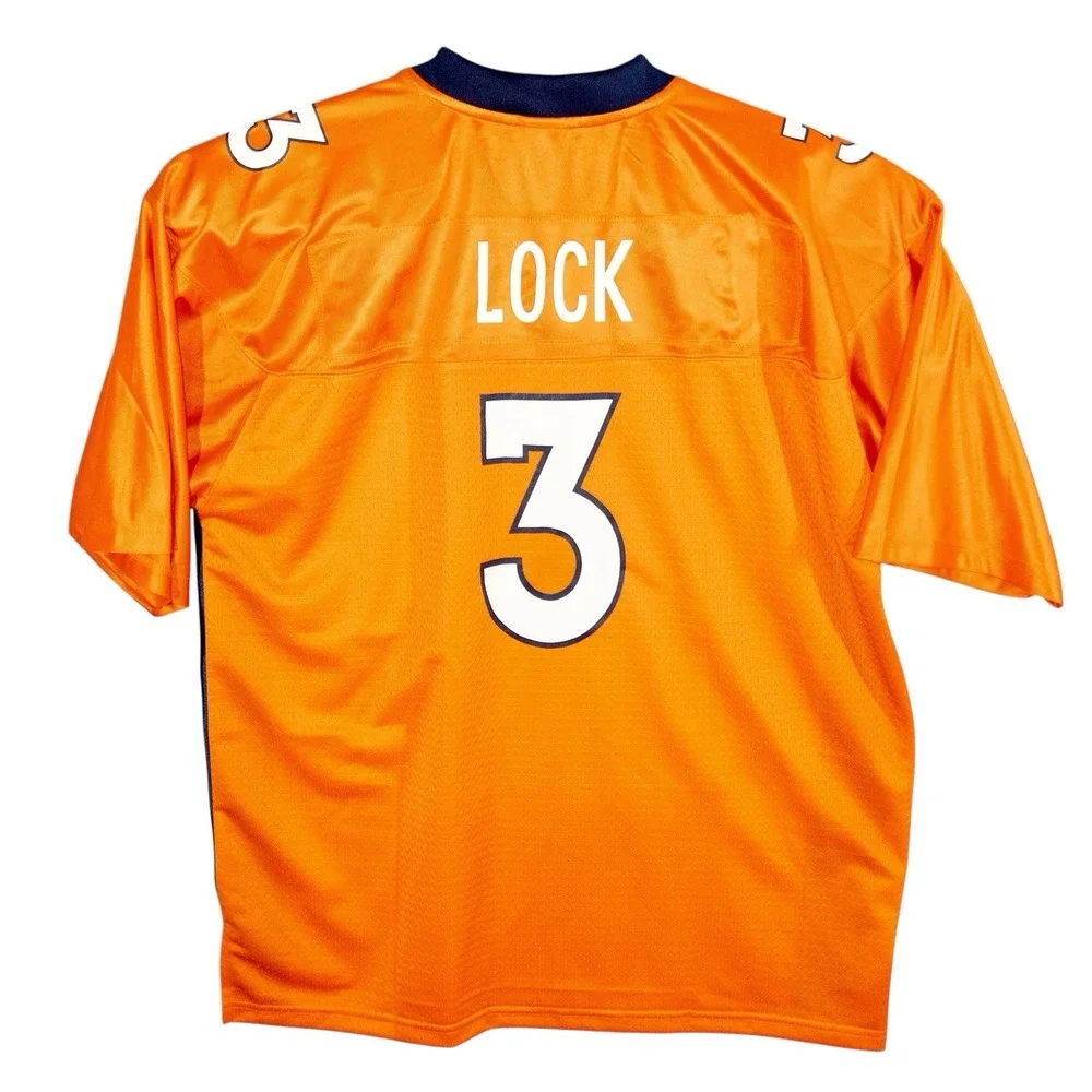 NFL Pro Line Denver Broncos Drew Lock #3 Football Jersey‎ Mens XL NFL